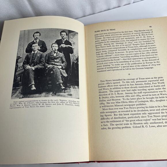 History Of the Dallas News 35,000 Days in Texas Book 1938  Sam Acheson MacMillan - Picture 12 of 13
